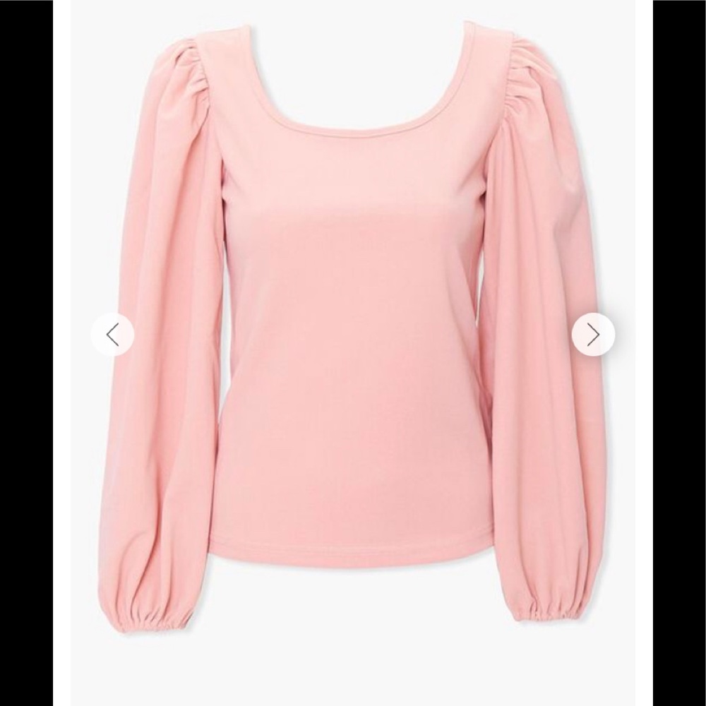 Scoop Neck Peasant Top